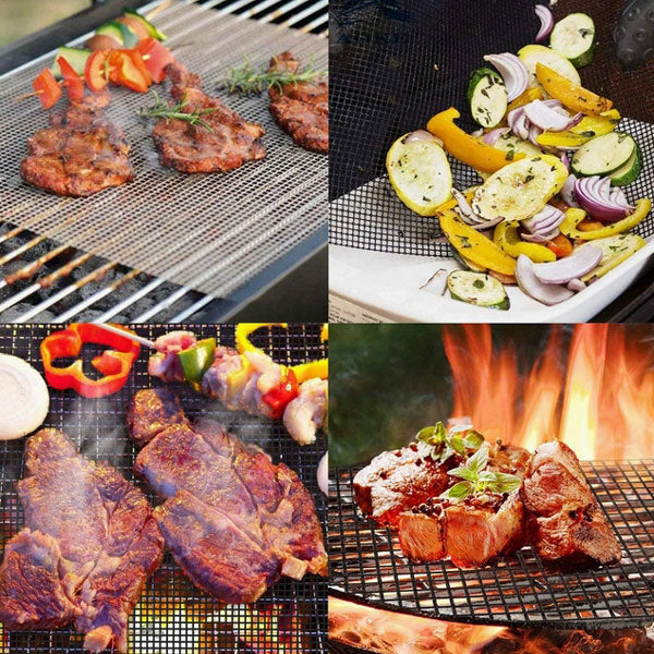 đ„ăLast Day Promotion 52%OFFăđ„©Non-Stick Mesh Grill Mat - Stop Losing Food to the Flames!