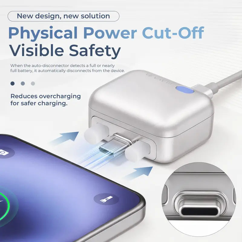 🥳2026 HOT SALE🥳💞50K+ SOLD!⚡Auto Power-Off Fast Charging Adapter
