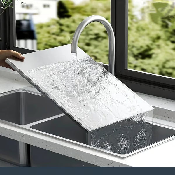 Stainless Steel Cutting Board, Hygienic & Easy to Clean