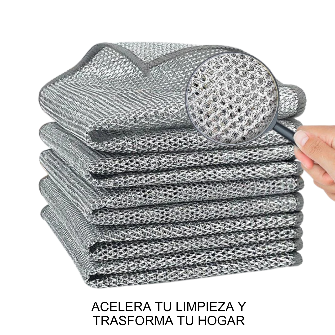 Paño Limpieza De Cocina Alambre X5