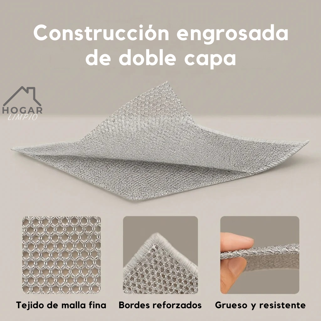 Paño Limpieza De Cocina Alambre X5